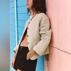 NWT Zara Quilted Jacket sz S